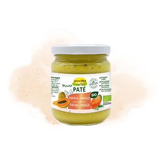Granovita Pate Mousse Papaya y Mango Bio - 175g 