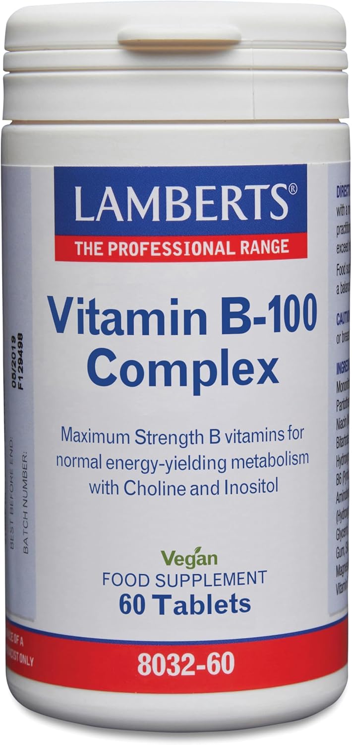 Complejo de Vitaminas B100 - 60 Tabletas