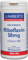 Riboflavina 50 mg - 100 Cápsulas