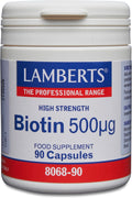 Biotina 500 ug - 90 Cápsulas