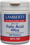 Ácido Fólico 400 ug - 100 Tabletas