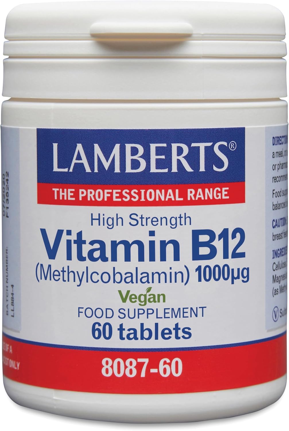 Vitamina B12 1000 ug - 60 Tabletas