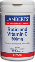 Rutina y Vitamina C 500 mg con Bioflavonoides - 90 Tabletas