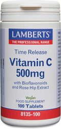Vitamina C 500 mg + Bioflavonoides Time Release