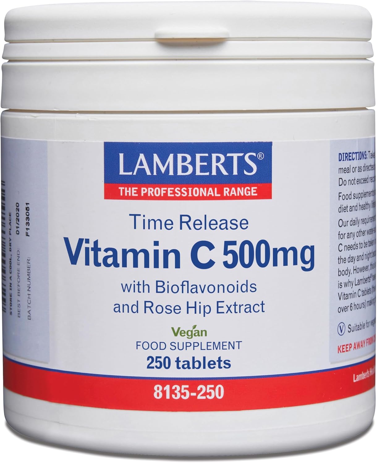 Vitamina C 500 mg + Bioflavonoides Time Release