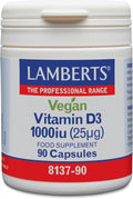 Vitamina D3 Vegana 1000 UI (25 ug) - 90 Cápsulas
