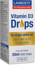 Vitamina D3 líquida 600 gotas - 20 ml