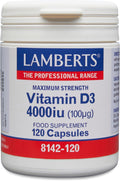 Vitamina D3 4000 UI (100 ug) - 120 Cápsulas