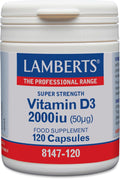 Vitamina D3 2000 UI (50 ug) - 120 Cápsulas