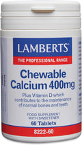 Calcio Masticable 400 mg - 60 Tabletas