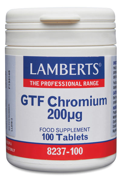 Cromo GTF 200 ug - 100 Tabletas