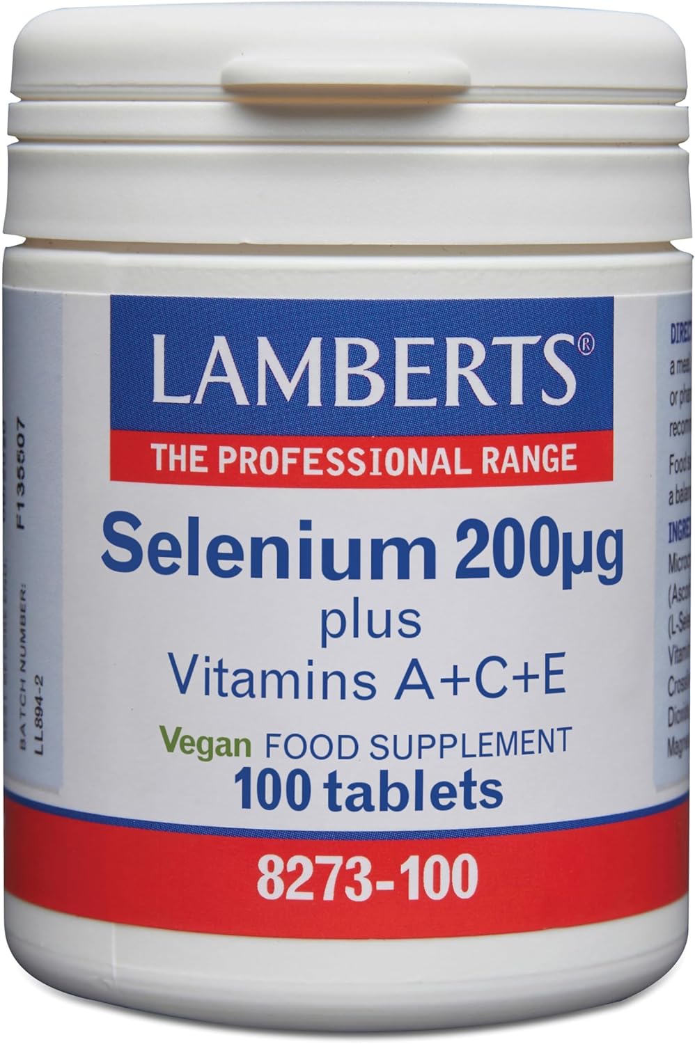 Selenio 200 ug con Vitaminas A+C+E - 100 Tabletas