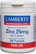 Zinc 25 mg - 120 Tabletas
