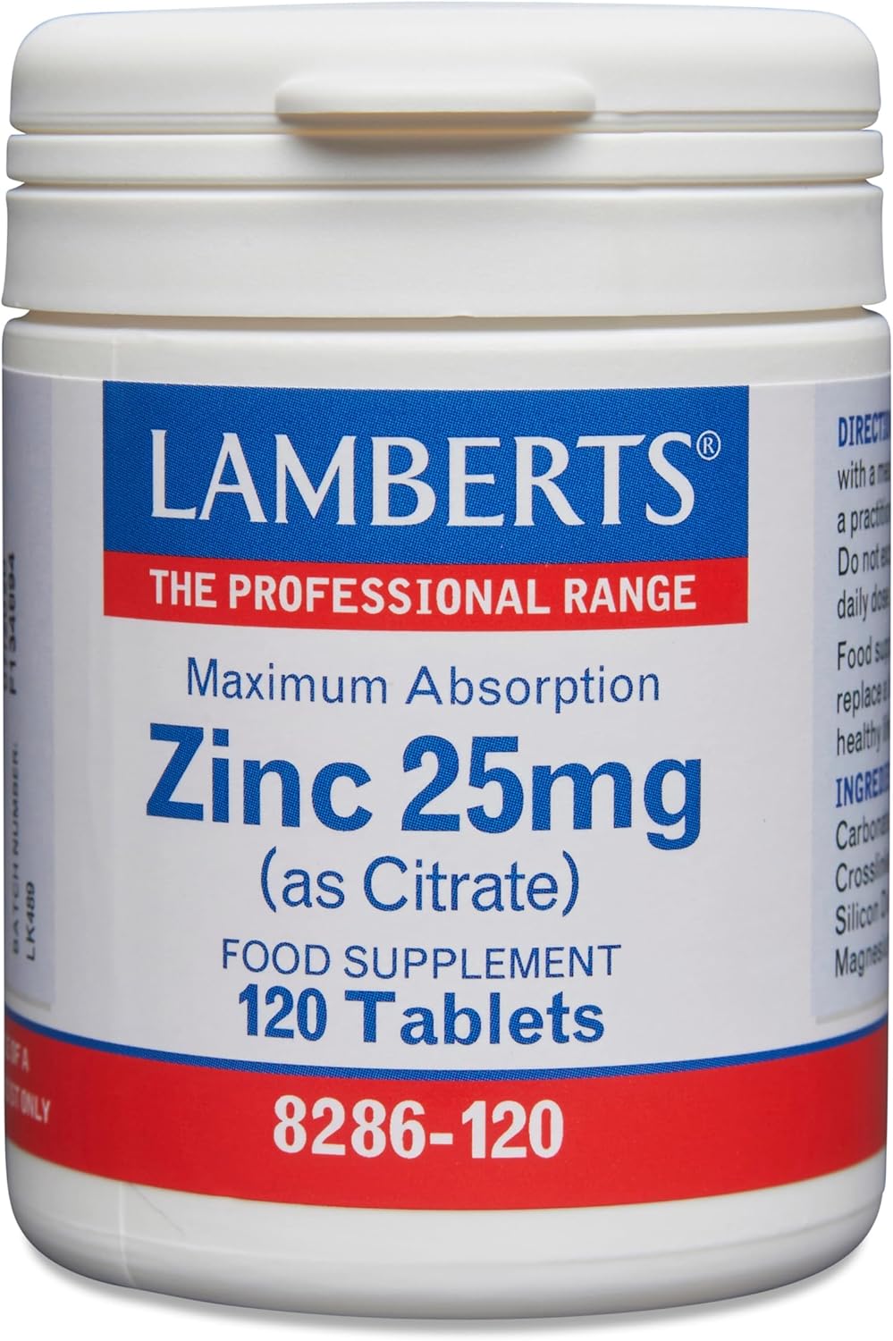 Zinc 25 mg - 120 Tabletas