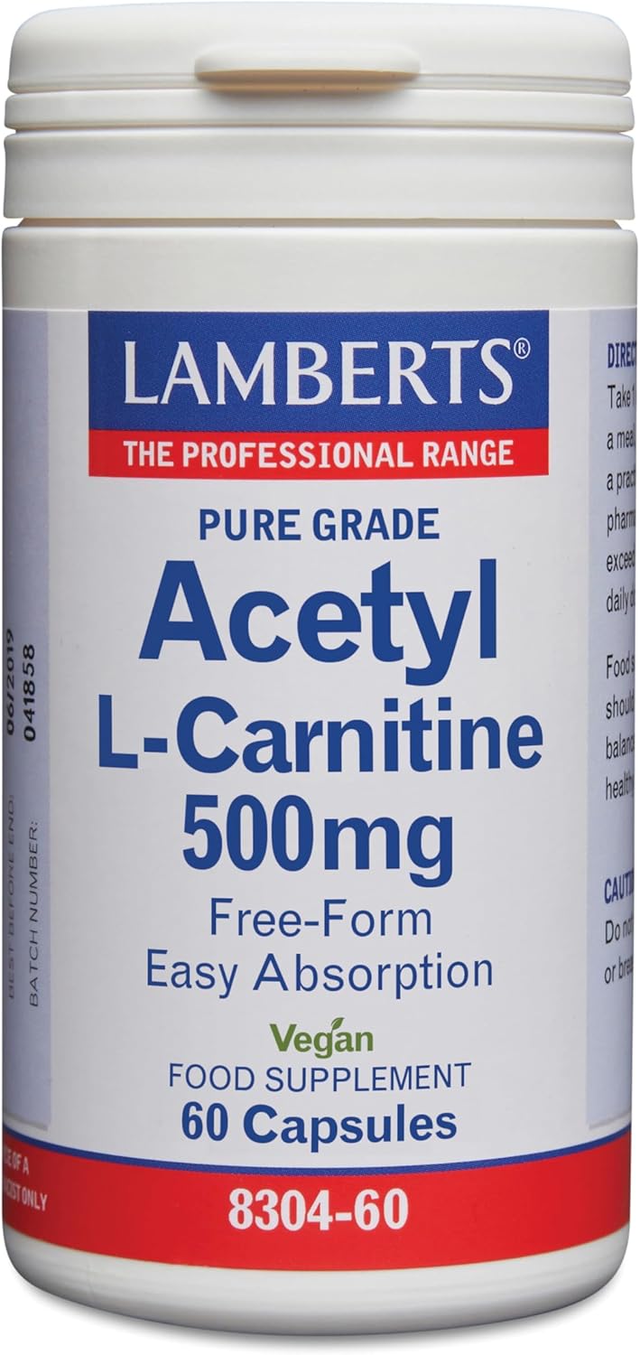 L-Acetil Carnitina HCl 500 mg - 60 Cápsulas