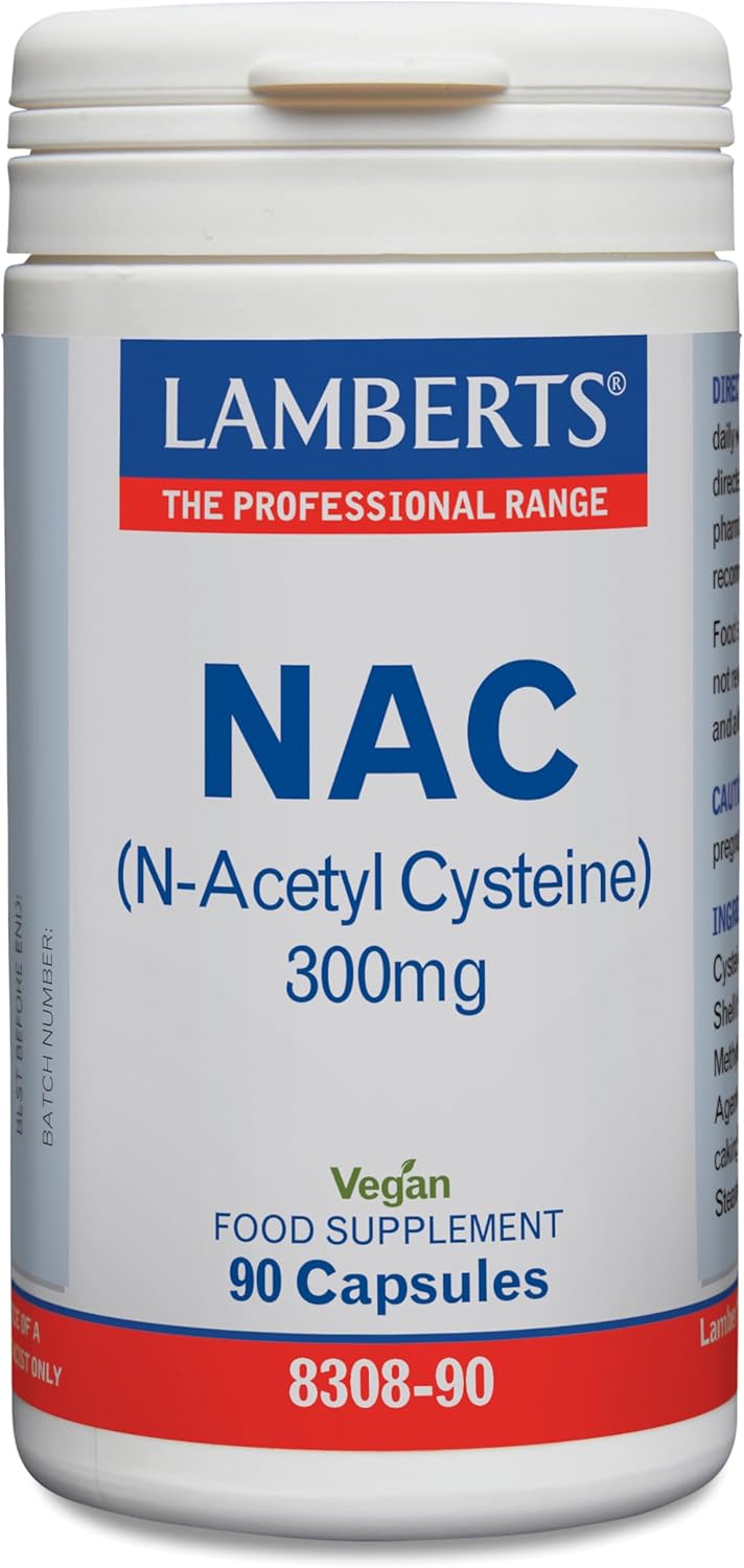 NAC (N-Acetil Cisteína) 300 mg - 90 Cápsulas