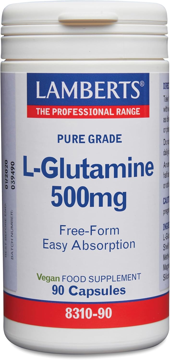 L-Glutamina 500 mg - 90 Cápsulas