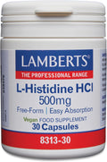 L-Histidina HCl 500 mg - 30 Cápsulas