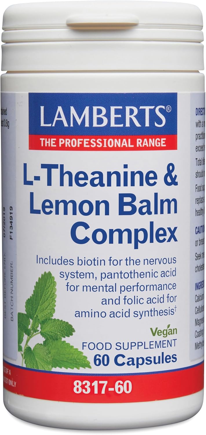 Complejo de Teanina y Bálsamo de Limón - 60 Cápsulas