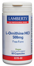 L-Ornitina HCl 500 mg - 60 Cápsulas