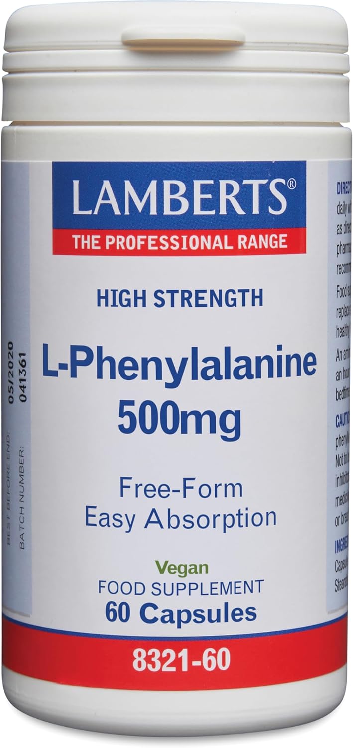 L-Fenilalanina 500 mg - 60 Cápsulas