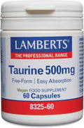 Taurina 500 mg - 60 Cápsulas