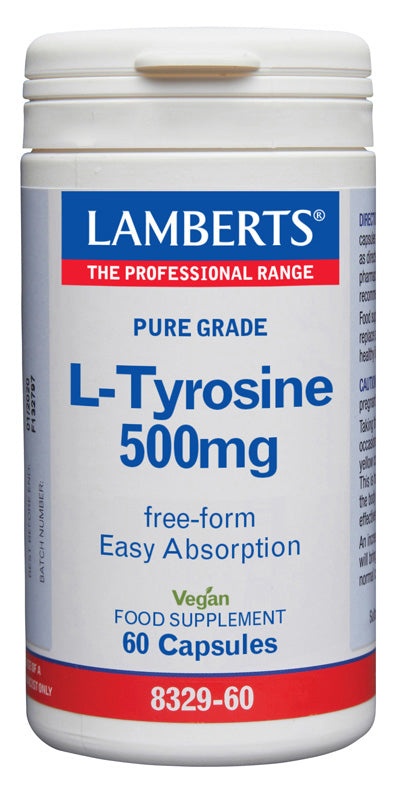 L-Tirosina 500 mg - 60 Cápsulas