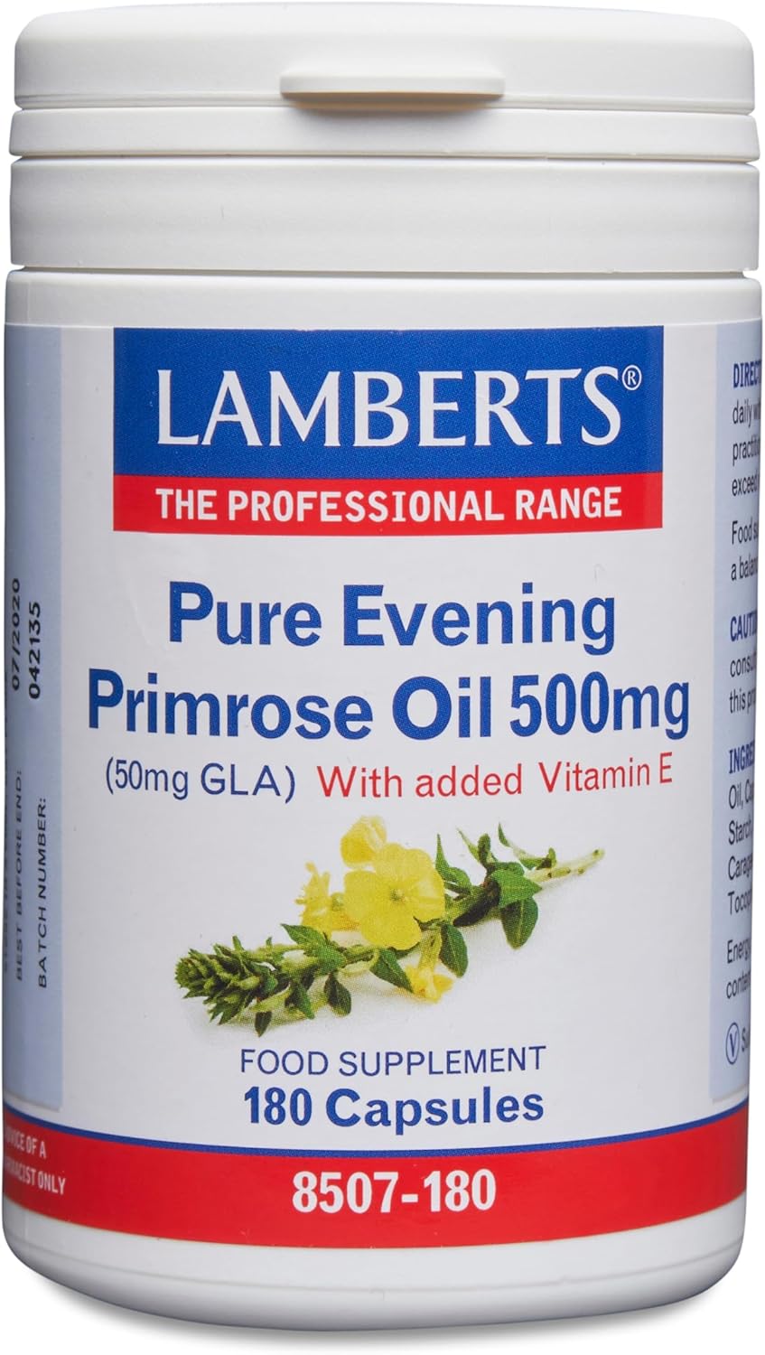Aceite de Prímula 500 mg - 180 Cápsulas