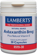 Astaxantina 8 mg con Vitamina E Natural - 30 Cápsulas