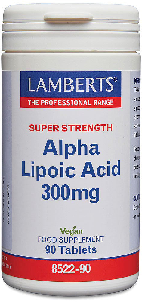 Ácido Alfa Lipoico 300 mg - 90 Tabletas