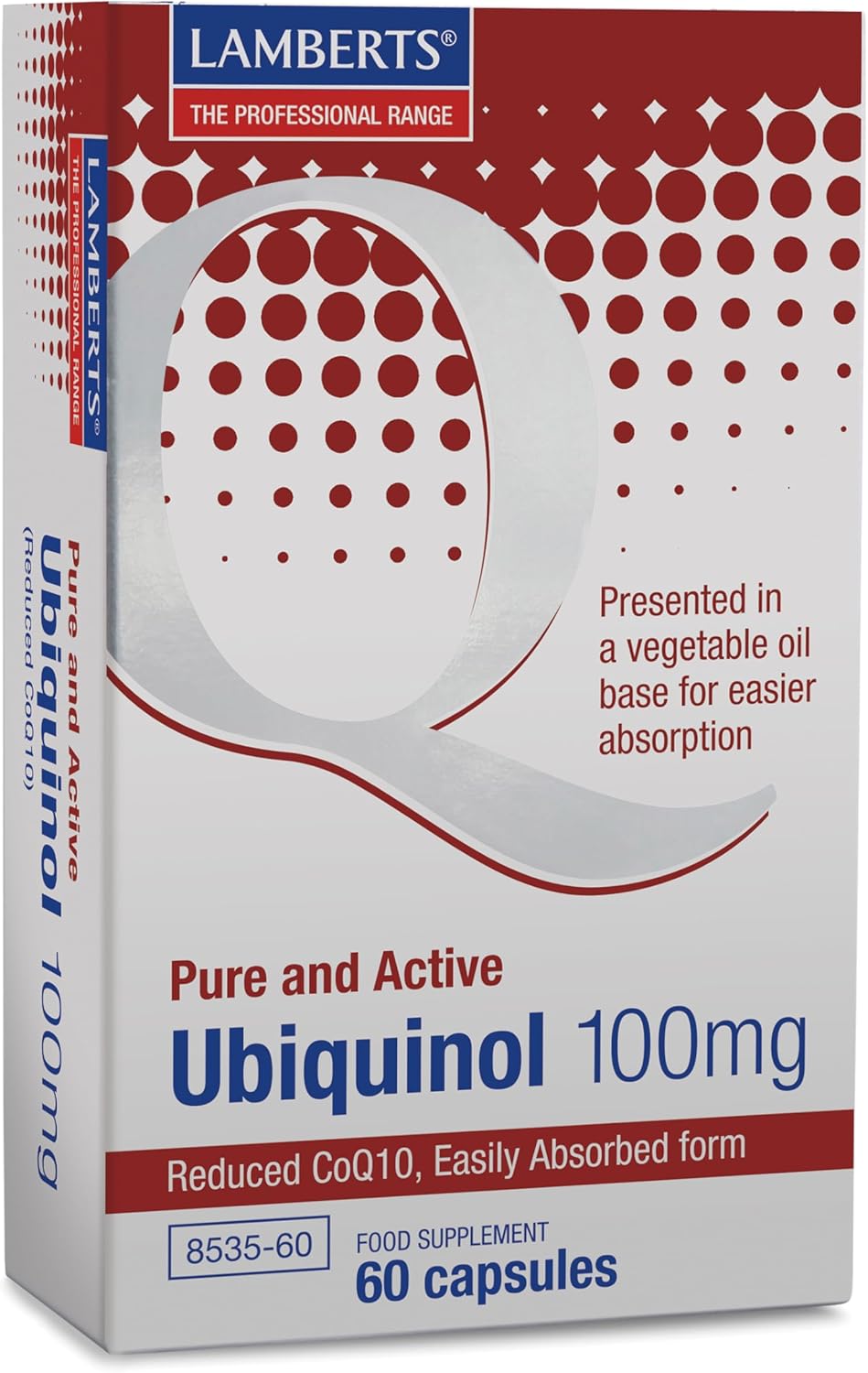 Ubiquinol 100 mg - 60 Cápsulas