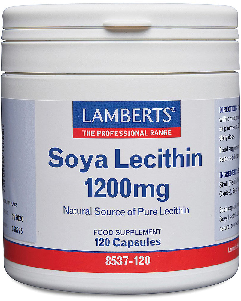 Lecitina de Soja 1200 mg - 120 Cápsulas