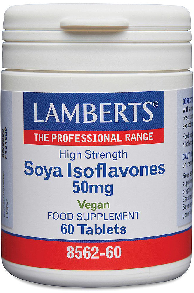 Isoflavonas de Soja 50 mg - 60 Tabletas