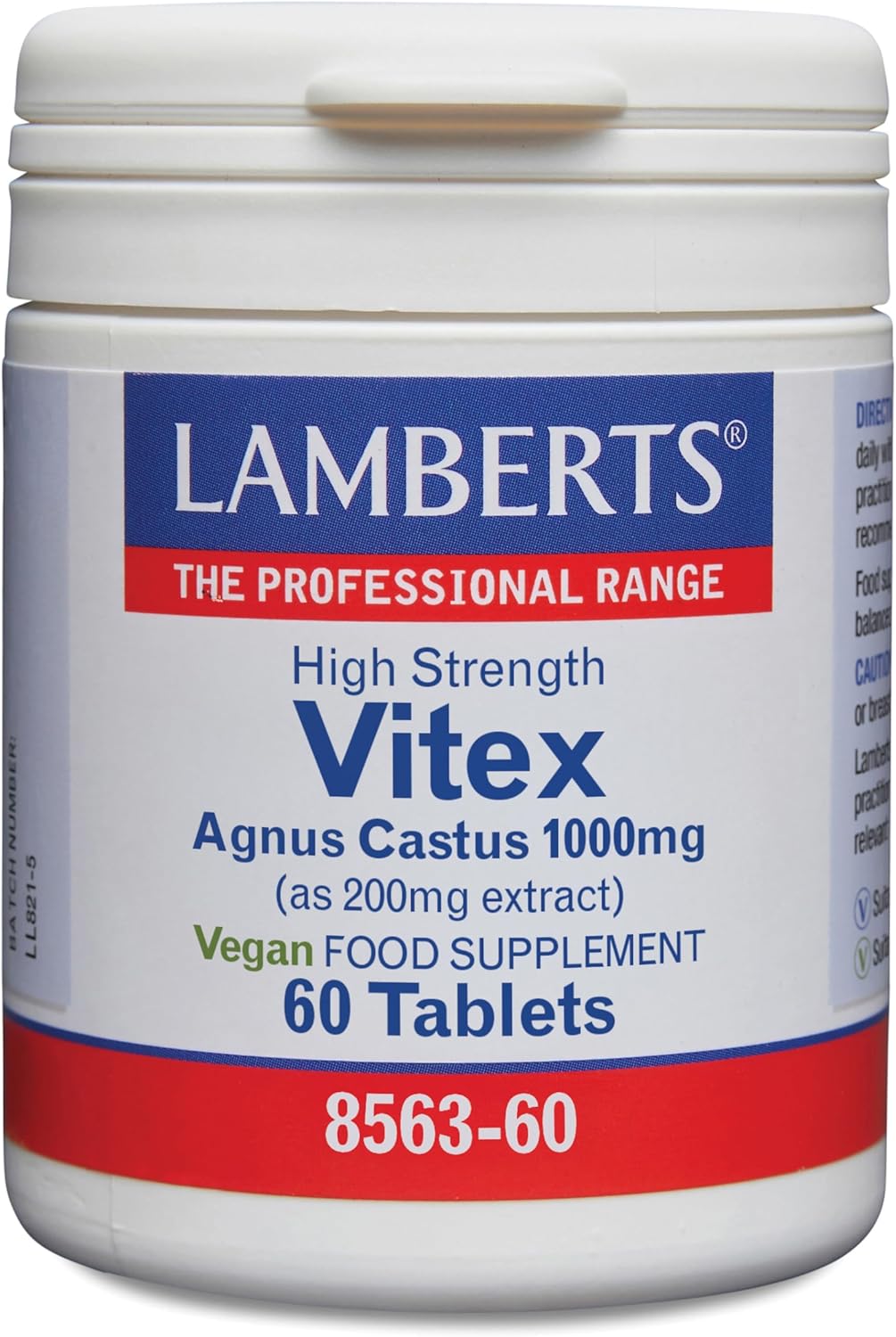 Vitex Agnus Castus 1000 mg - 60 Tabletas