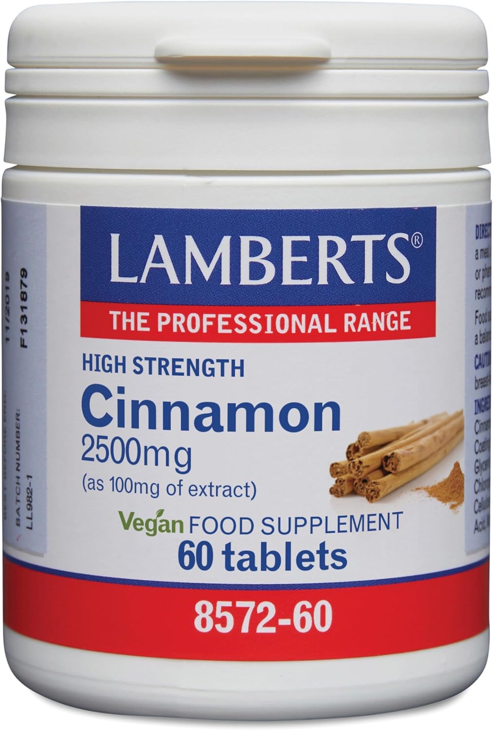 Canela 2500 mg - 60 Tabletas