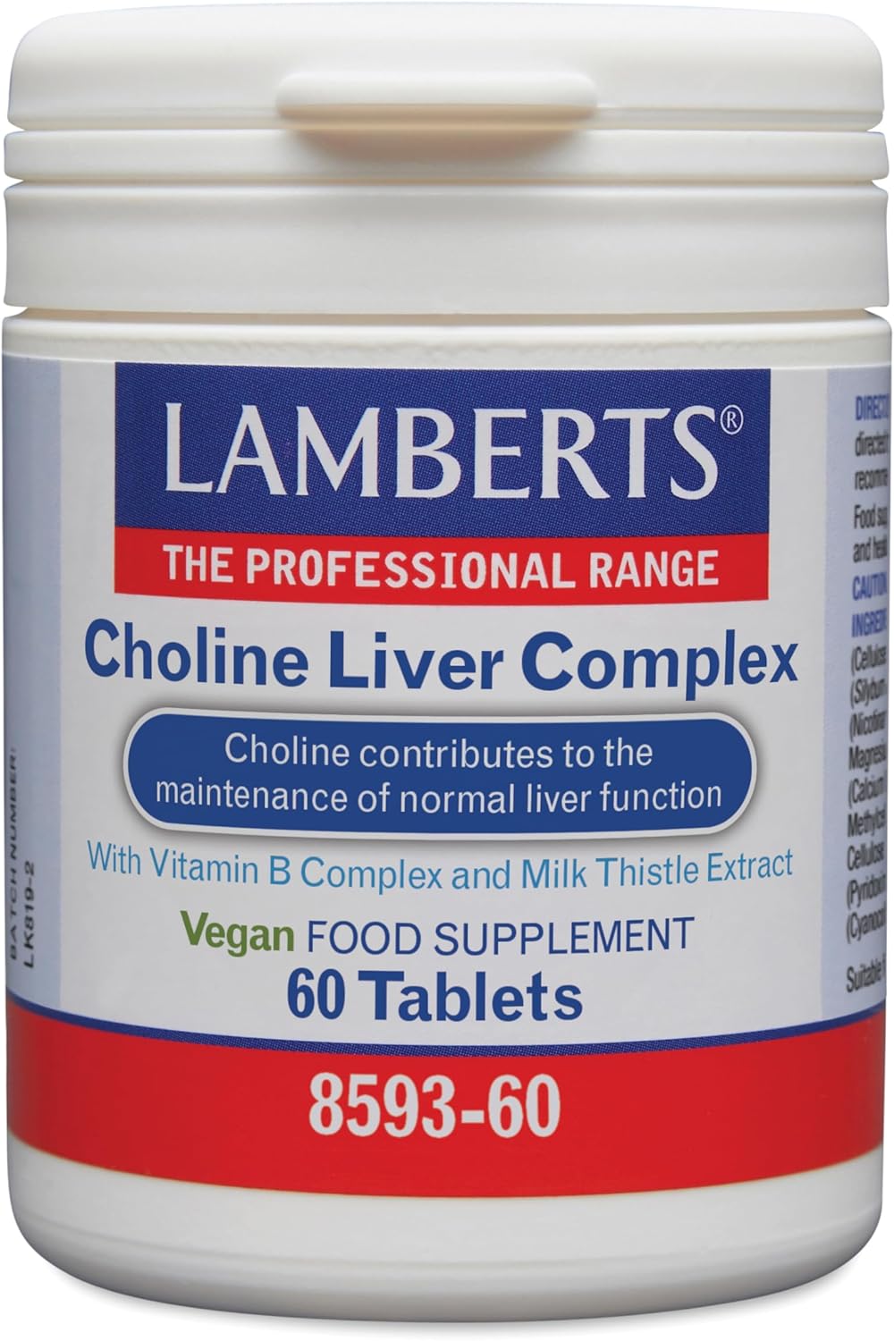 Choline Liver Complex - 60 Tabletas