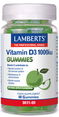 Vitamina D3 1000 UI (25 ug) - 60 Gummies