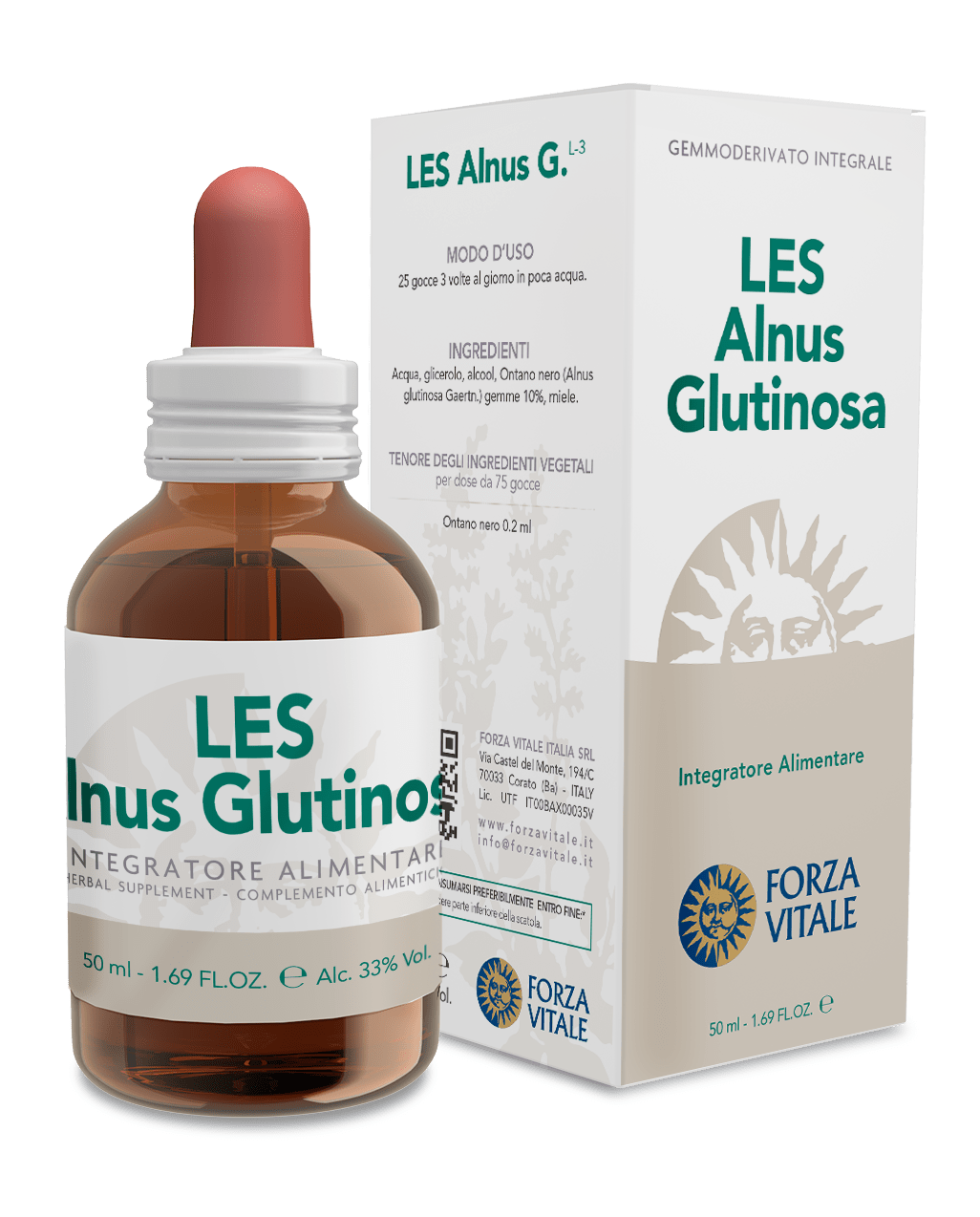 Forza Vitale Les Alnus Glutinosa Aliso Negro - 50ml