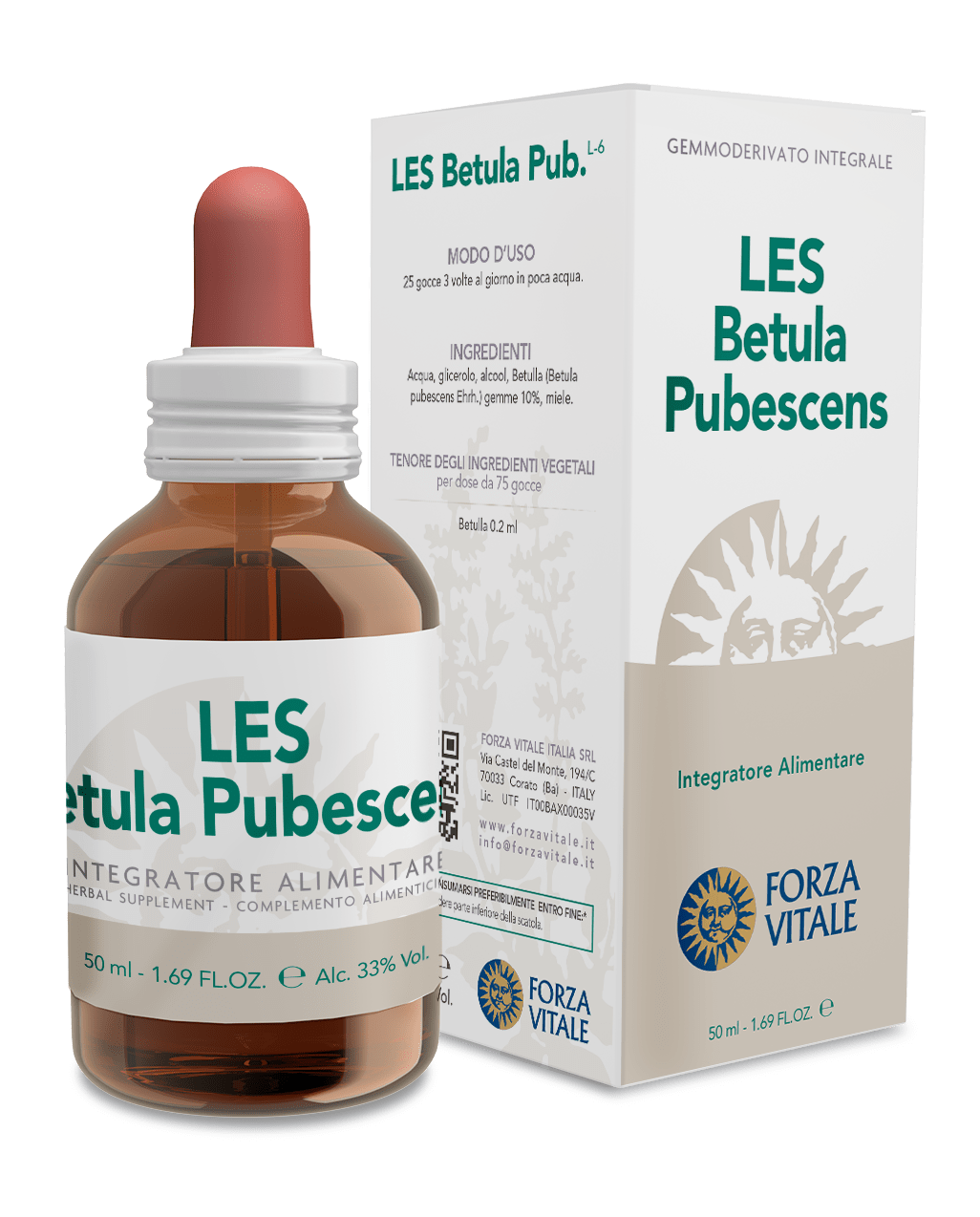 Forza Vitale Les Betula Pubescens Abedul - 50ml 