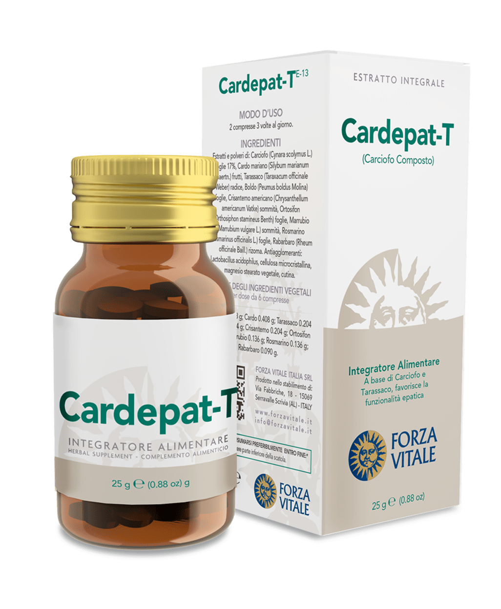 Forza Vitale Cardepat-T Carciofo Composto - 25g 