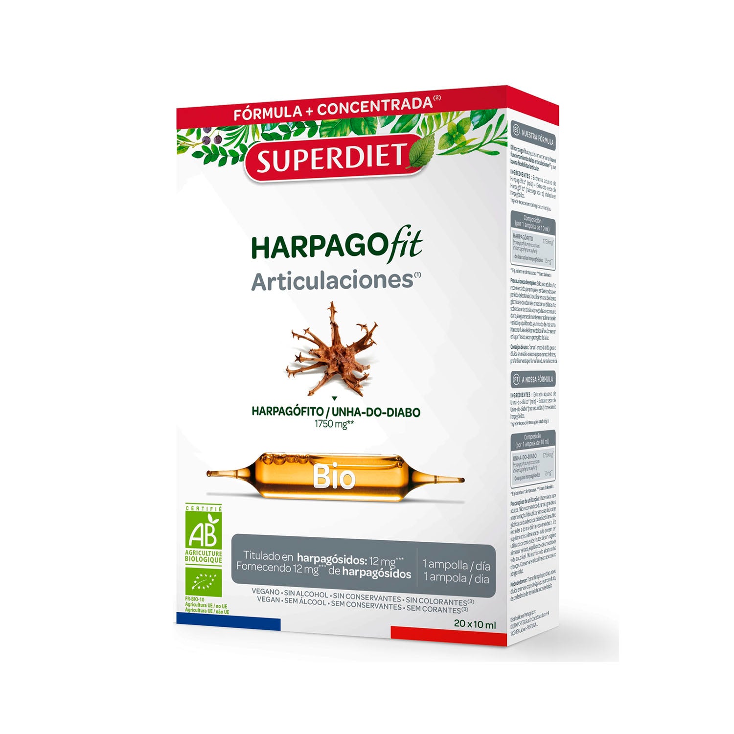 Superdiet Harpagofit Bio - 20 Ampollas