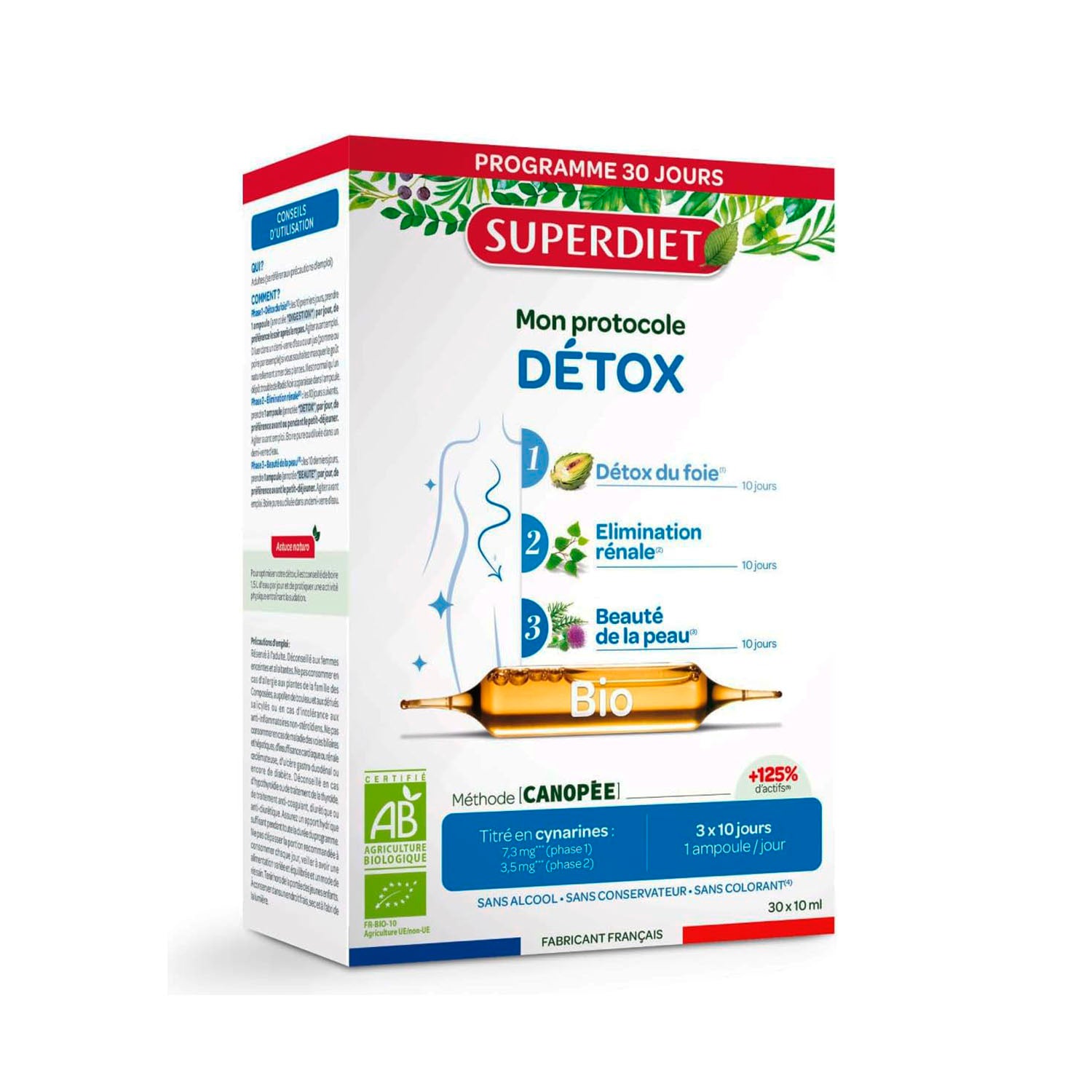 Superdiet Protocolo Detox Bio - 30 Ampollas