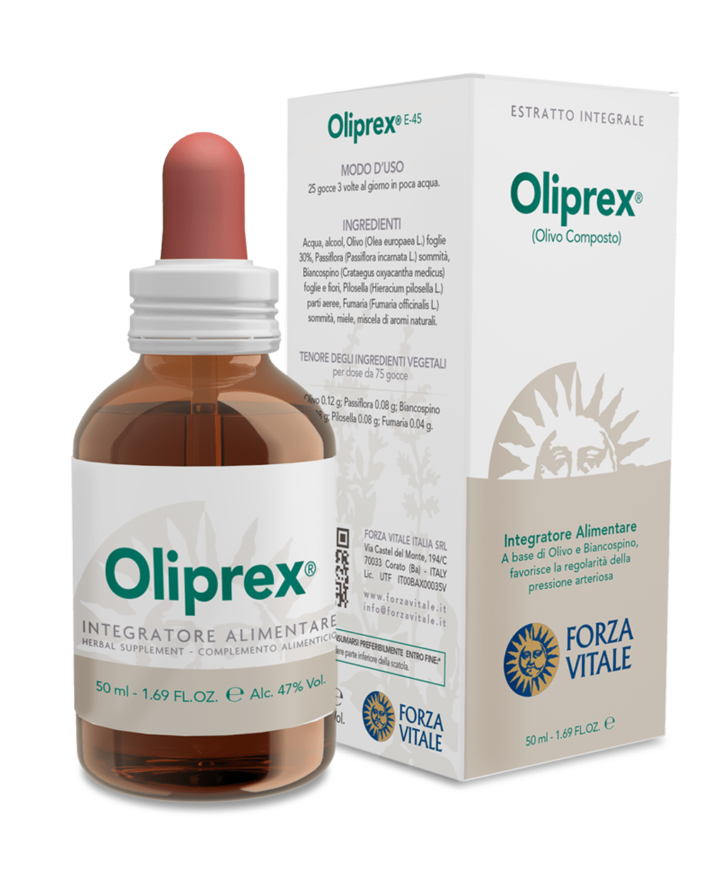 Forza Vitale Oliprex Olivo Composto - 50ml