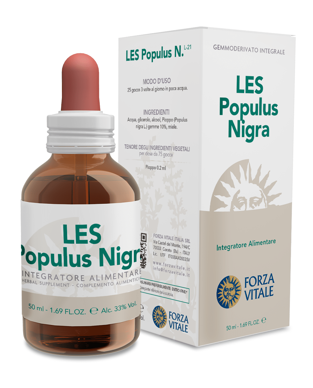 Forza Vitale Les Populus Nigra Chopo Negro - 50ml    