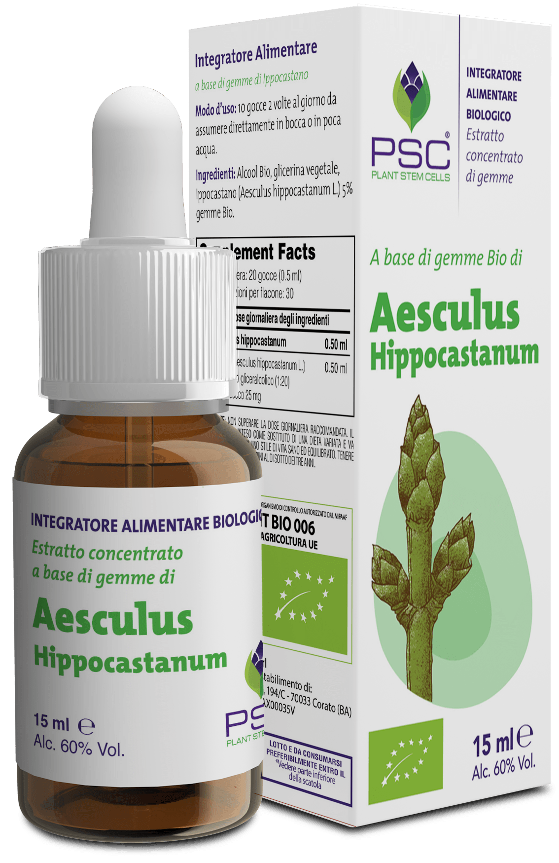PSC Aesculus Hippocastanum - 15ml