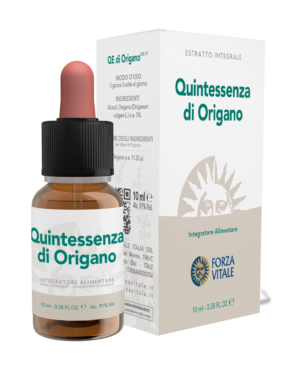 Forza Vitale Qe Origano Oregano - 10ml