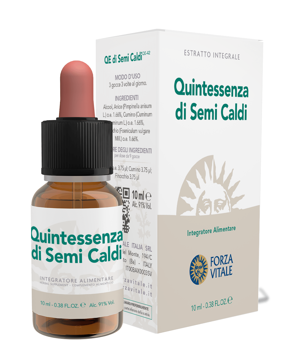 Forza Vitale Qe Semi Caldi Semillas Calientes - 10ml  
