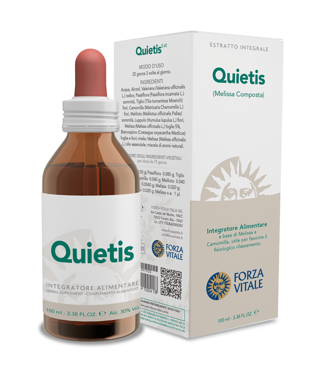 Forza Vitale Quietis Mellisa Composta - 100ml 