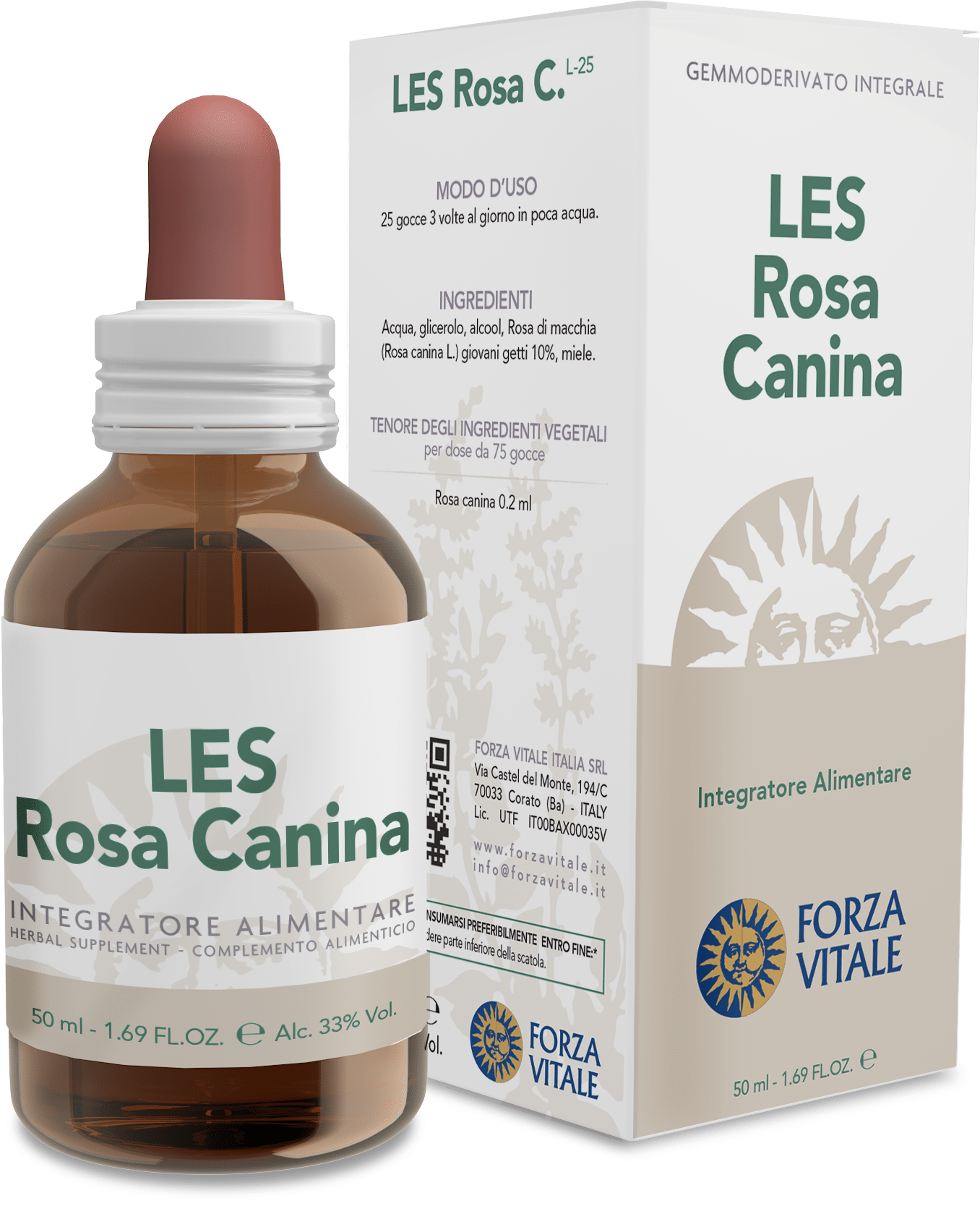 Forza Vitale Les Rosa Canina Rosal Silvestre - 50ml