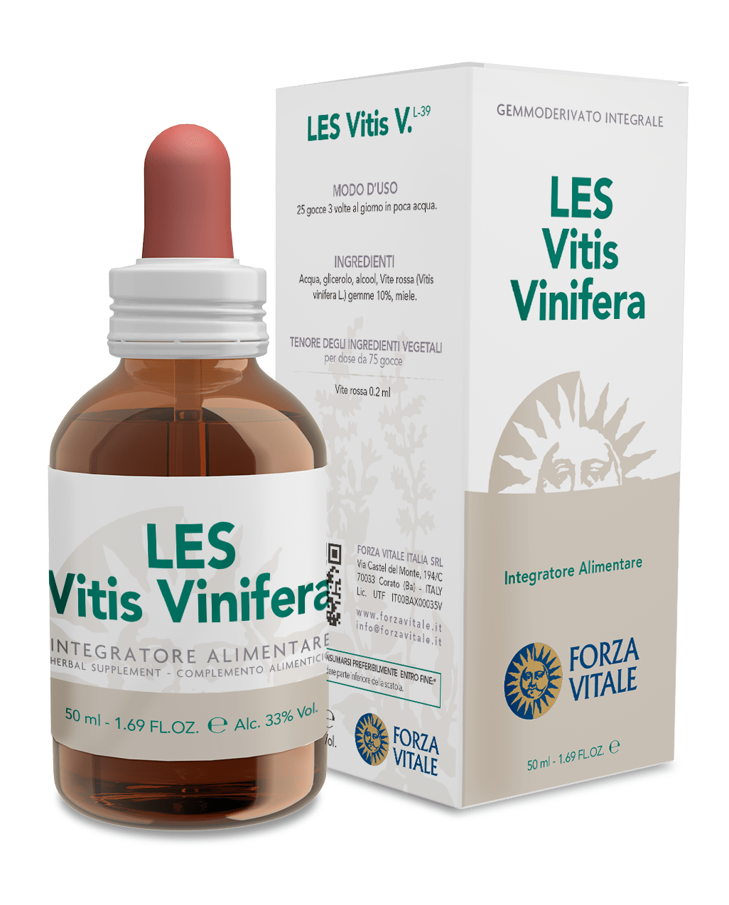 Forza Vitale Les Vitis Vinifera Vid Roja - 50ml 